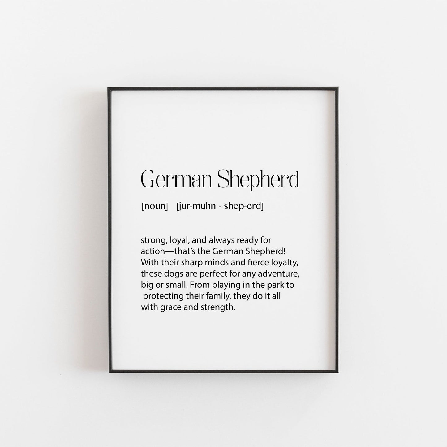 German shepherd Print | Dog Lovers Gifts | German shepherd Owner Gifts | German shepherd Poster (Copy)