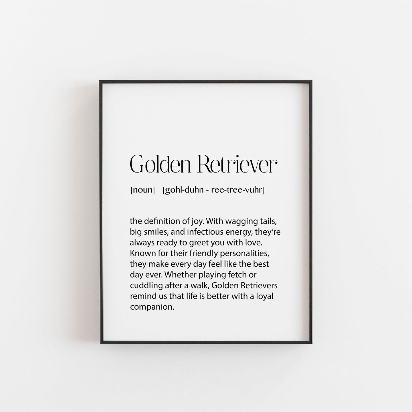 Golden Retriever Print | Dog Lovers Gifts | Golden Retriever Owner Gifts | Golden Retriever Poster