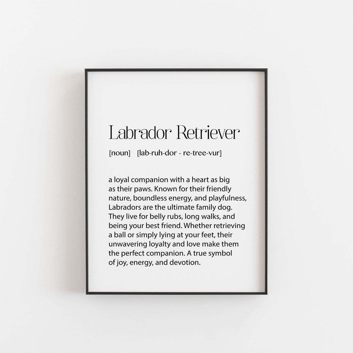 Labrador Retriever Print | Dog Lovers Gifts | Labrador Retriever Owner Gifts | Labrador Retriever Poster