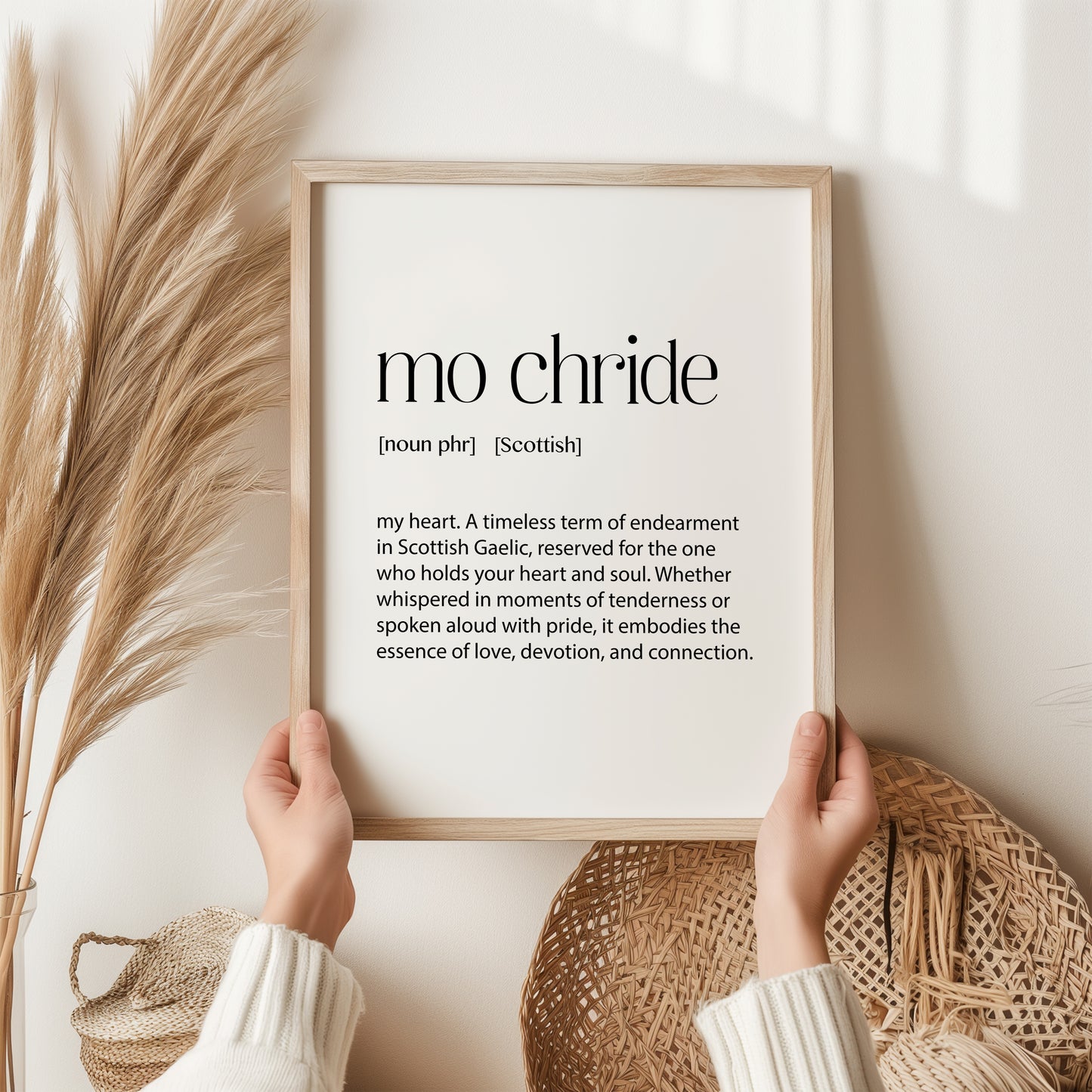 Mo Chride Print | Scottish Wall Art | Love Wall Art