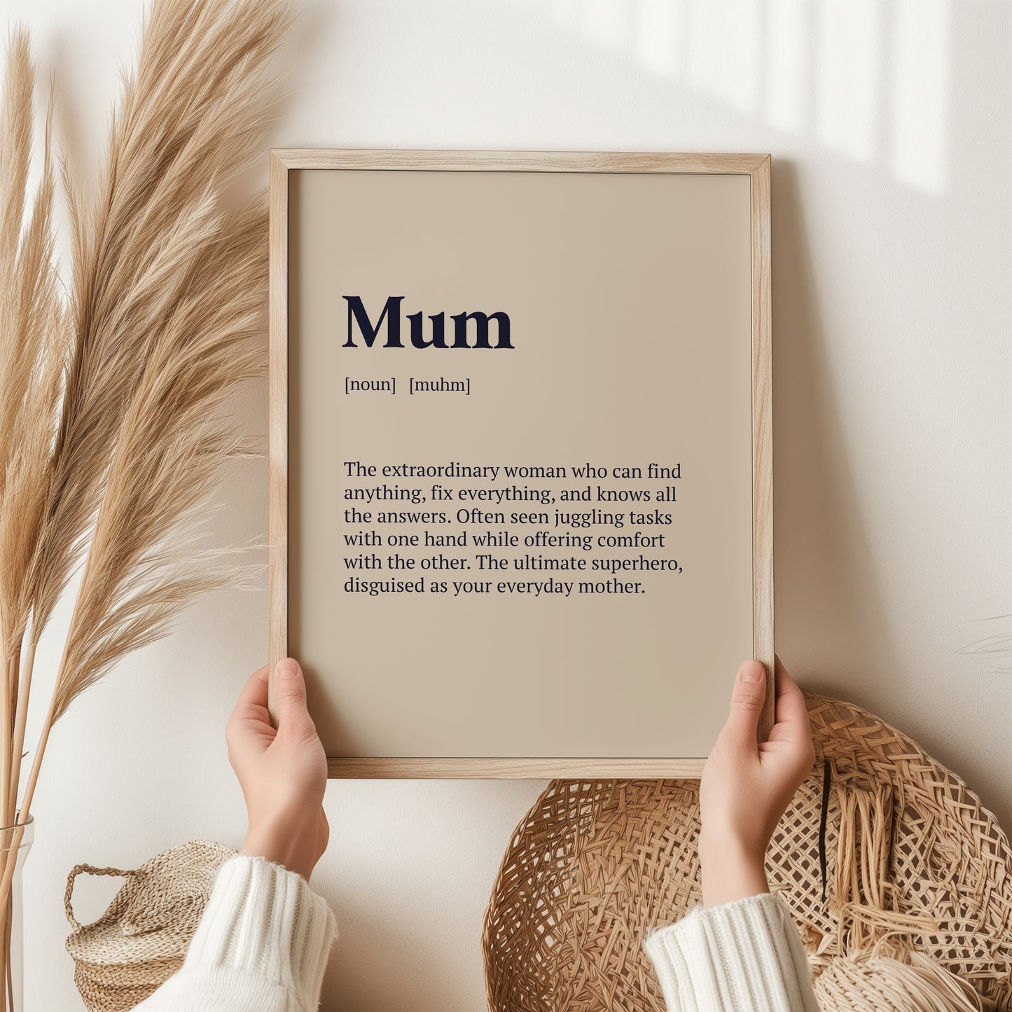 Mum Print | Definition Wall Art | Gift