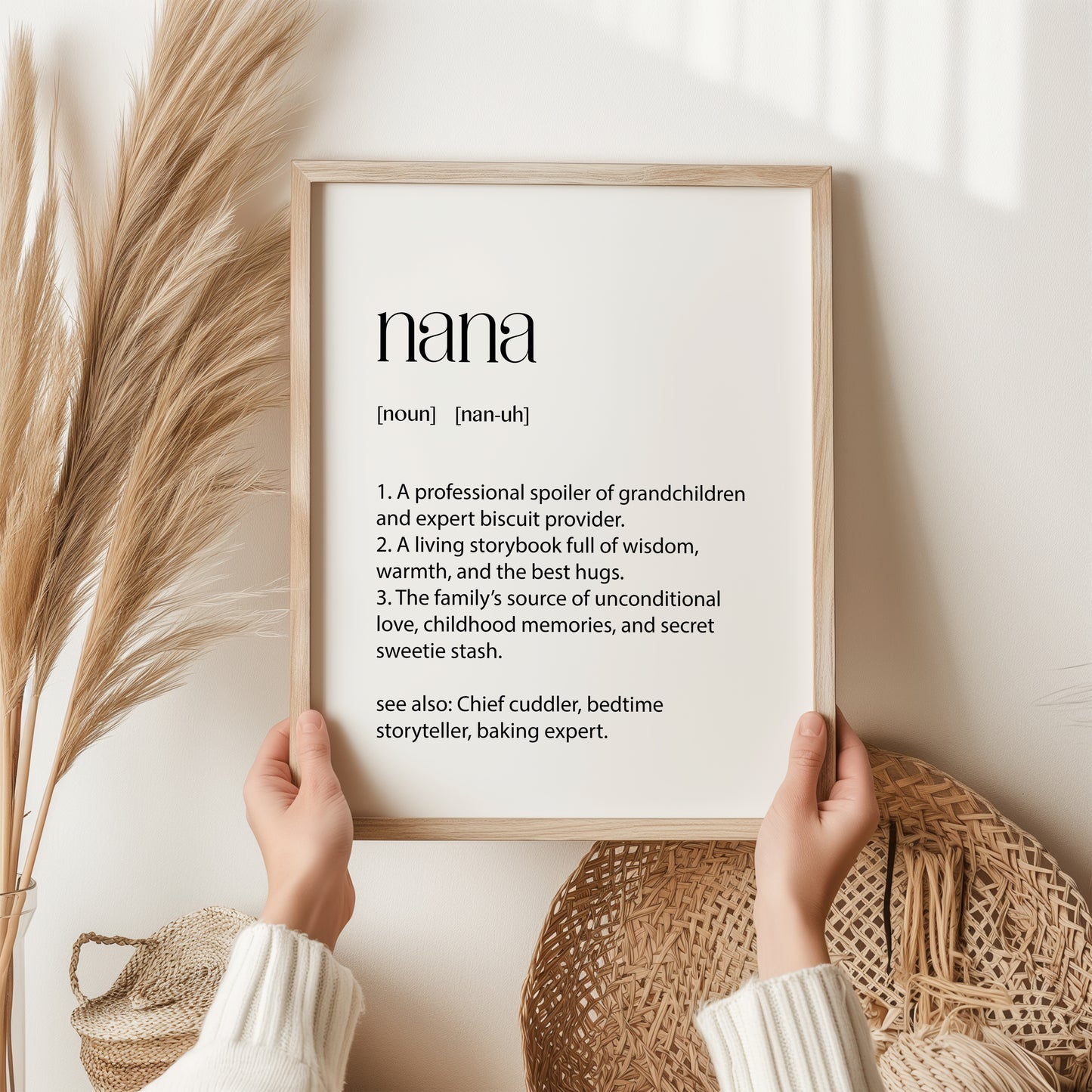 Nana Print | Mothers Day Gift | Christmas or Birthday Gift