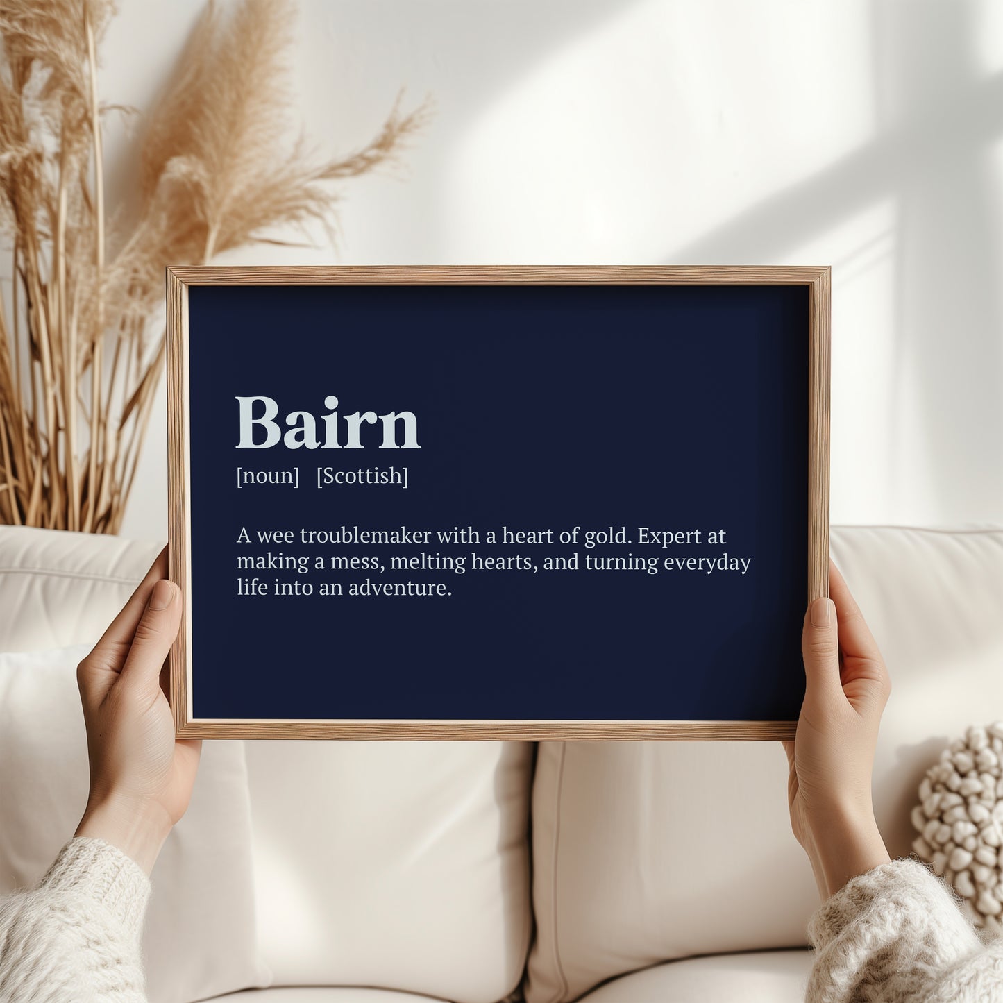 Bairn Scottish Print | Scottish Dialect Wall Art