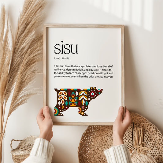 Sisu Print | Scandinavian Wall Art