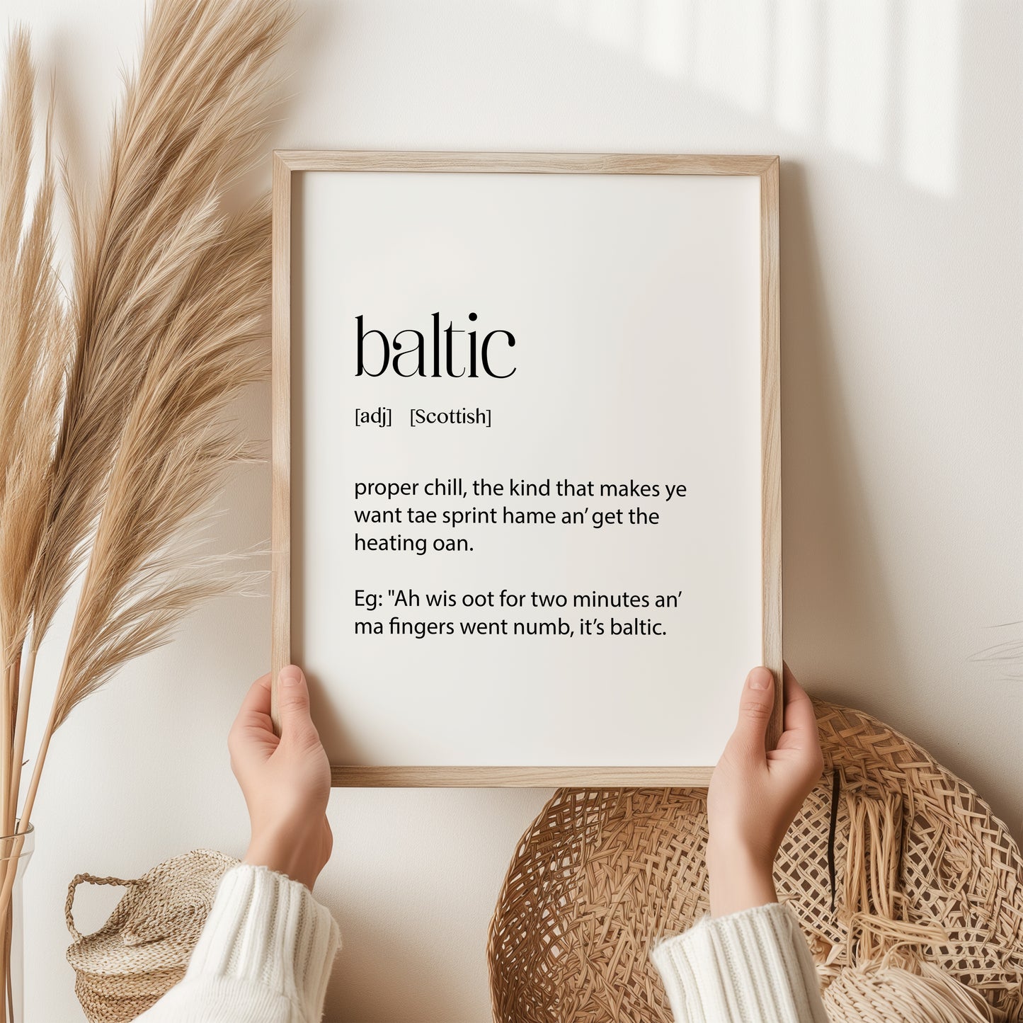 Baltic Print | Scottish Wall Art | Scotland Poster | Scots Gifts