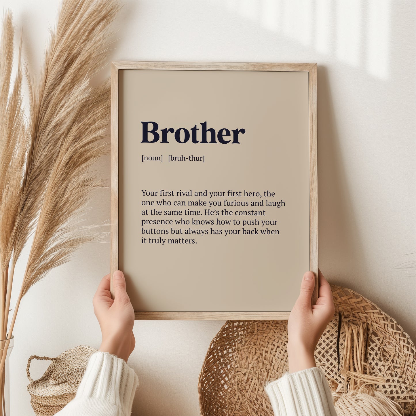 Brother Print | Definition Wall Art